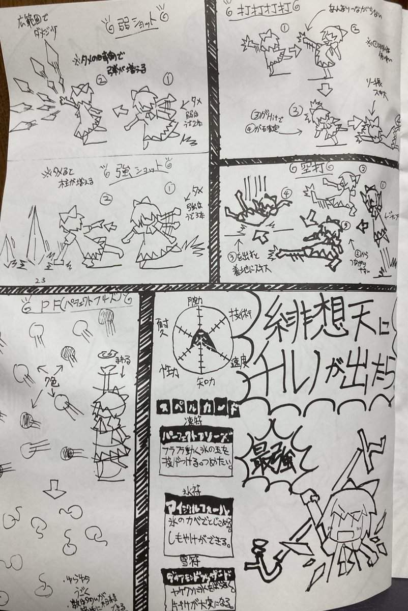 ウワーーー掃除してたら人生初の同人誌ゲストやった時の絵が出てきた!!PNが……今と違う…… 