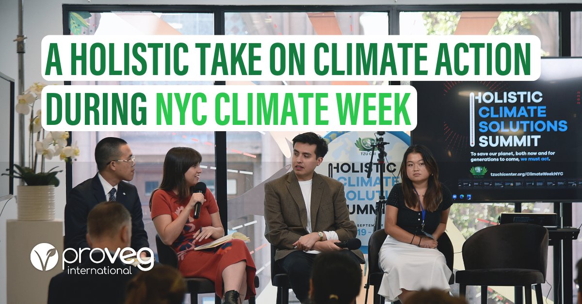 ProVeg_Int's tweet photo. Yesterday, @ProVeg_Int’s @lanaweid spoke as a panelist at the #HolisticClimateSolutionsSummit on creating transformative change at the #UN. Switching to more plant-based food systems must be recognised as a key mitigation and adaptation strategy. 🌱🔑
#ClimateWeekNYC
#COP27 https://t.co/p80I2a5kaO