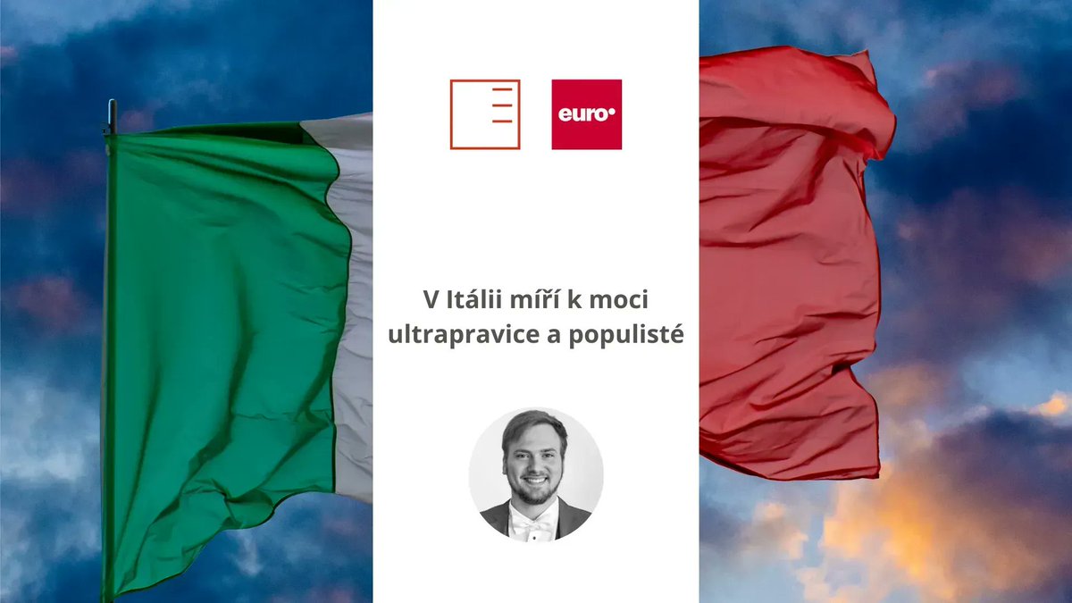 EUROPEUMPrague's tweet photo. 🇮🇹 Kvůli pádu Draghiho vlády se Italové vydají v neděli 25. září k volebním urnám. K současné situaci se vyjádřil i náš výzkumný spolupracovník @LagazziA pro @tydenikeuro.

👉 Více zde: https://t.co/FMI5hbnaGN https://t.co/JZClyJBlfv