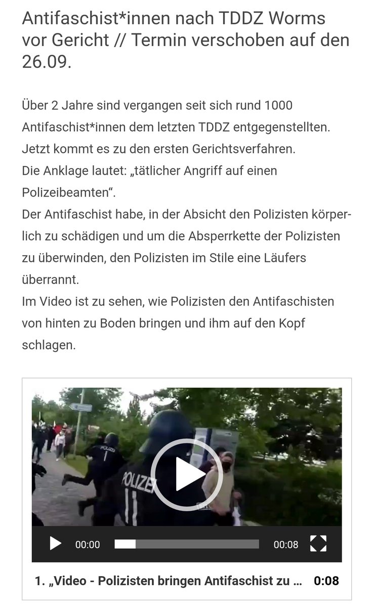 hambinition's tweet photo. #notddz #blocktddz #worms #nonazis #wo0606 #antirep 
repression steht an, seid solidarisch und kommt zum prozess am 26.09.22 amtsgericht worms 14:00 
weitersagen @antifa_mainz @AntifaLaufTreff @bgrwiesbaden @rkkentwaffnen @161Rheinhessen
https://t.co/DriMeg3kZZ https://t.co/3cHQZ0mnkA