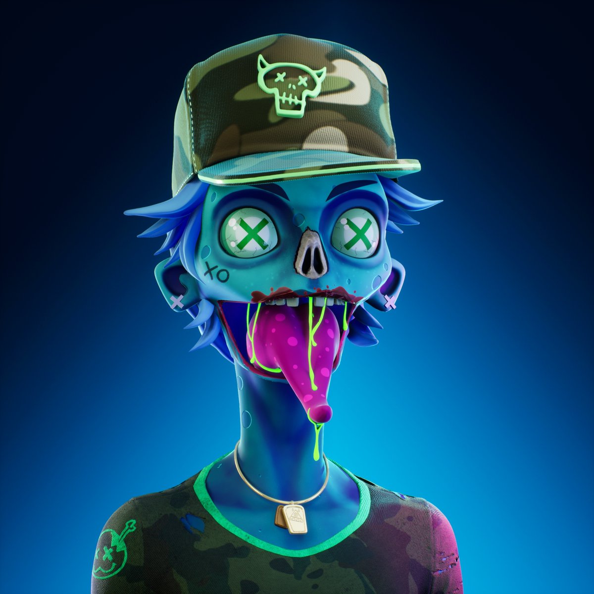 ZurbsNFT's tweet photo. Straight outta radioactive slime, another crazy lookin' Zurb.🧪❎

#nftcommunity https://t.co/MbxINpCqC5