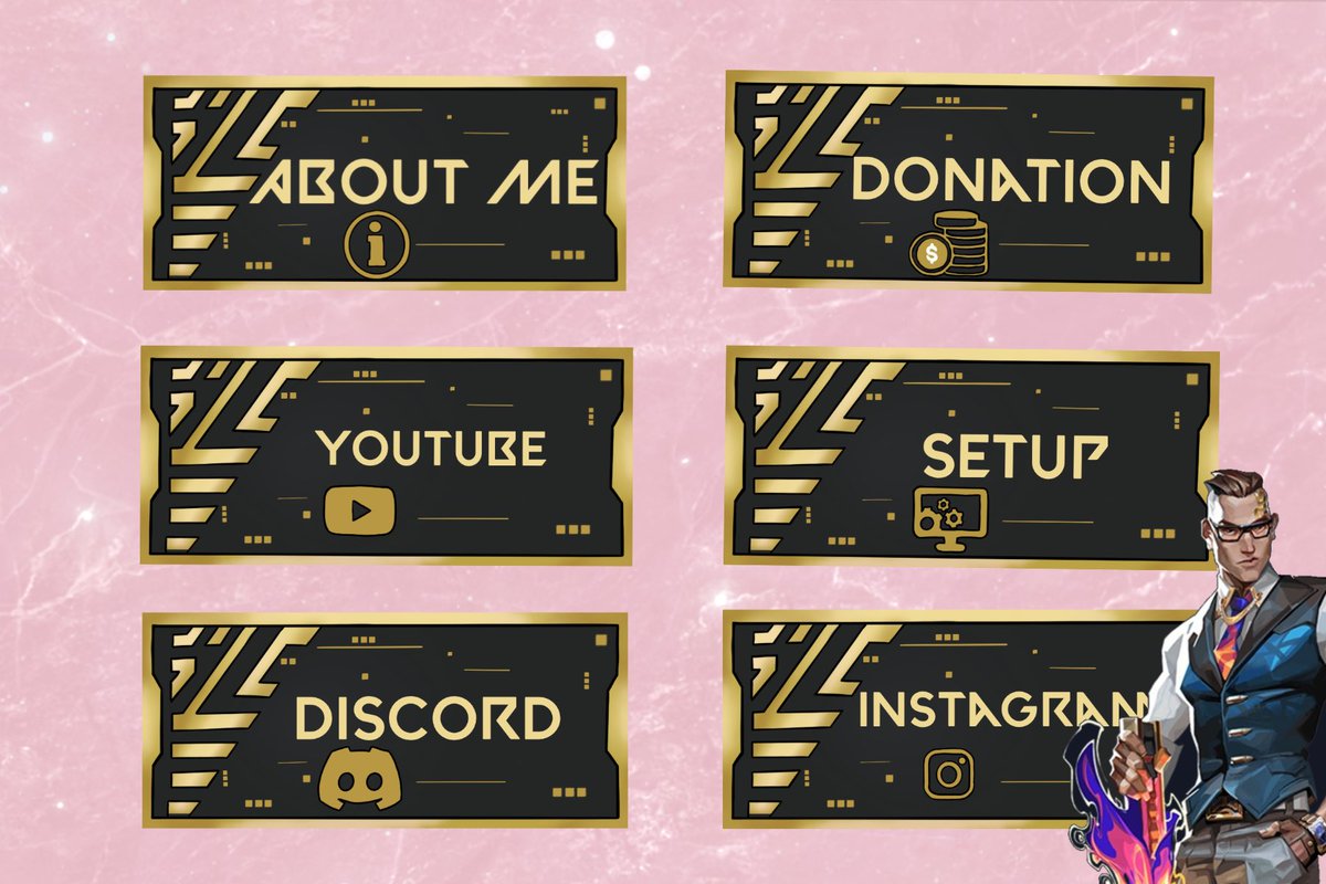 Twitch Chamber Panels 🤍🦈