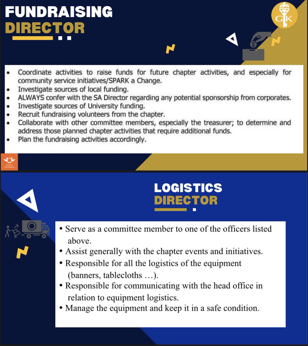 GoldenKeyUJ's tweet photo. Hey Goldies ✨

🚨Executive Committee Applications are now open !!

Application Requirements:
•CV 
•Motivational Letter
•Proof of Membership

📣Application Link: 

https://t.co/4OCVdF40Nv

#yesgk
#gksa https://t.co/KQpVdVIAFw