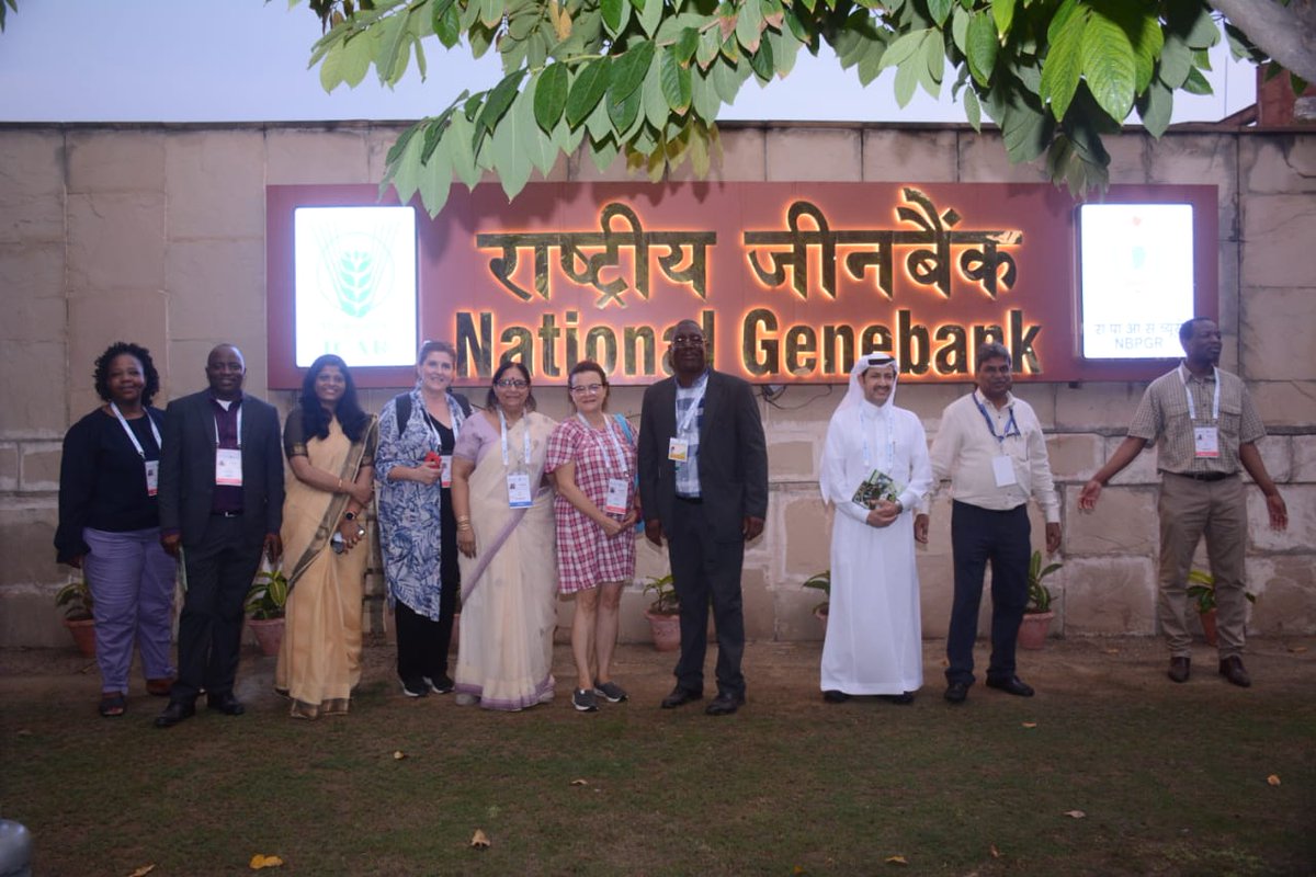 International Delegates visited gene bank, @INbpgr, IARI Campus, New Delhi on the occasion of 9th session of the GB of the #ITPGRFA on 20/09/2022.
#ItAllStartsWithTheSeed #farmers #foodsecurity #GB9 #agrigoi #Benefitsharing