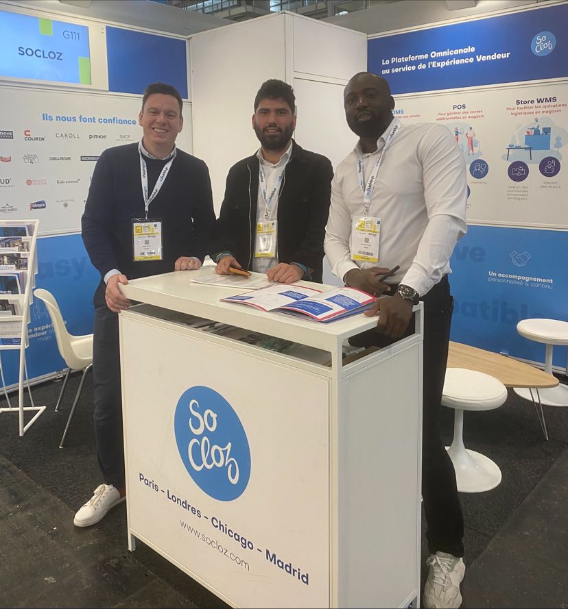 Socloz_FR's tweet photo. [#Event]

C’est parti ! 🚀

L’équipe de sales de choc SoCloz vous attend au stand G111 de la @PRWOfficial  ! 👍🏻

Venez nombreux ! 💯

#omnicanal #parisretailweek #retail #commerceunifie https://t.co/0LbG4oH44S