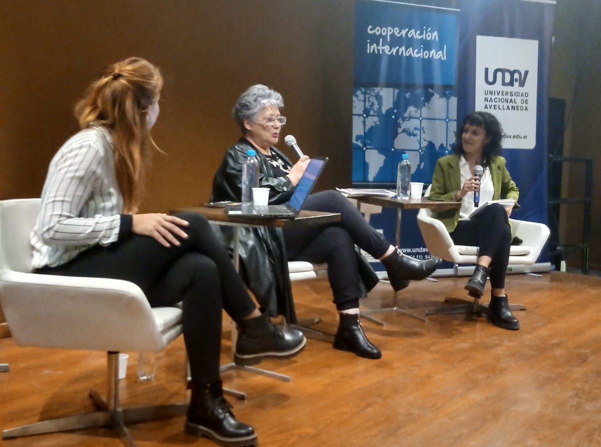 UNDAVOFICIAL's tweet photo. 🔸Charla: La agenda feminista en las Universidades del Futuro
🗣️Participan:
- Prof. Sandra #Torlucci, Rectora de la #UNA
- Presentación de la #RUGEDS a cargo de la Lic. Victoria #Primante (#UNDAV)
Modera: Lic. Malena #Espeche (#UNDAV)
#UDUAL #SivtiUNDAV #CooperacionUDUAL https://t.co/FsRCMVa4XM