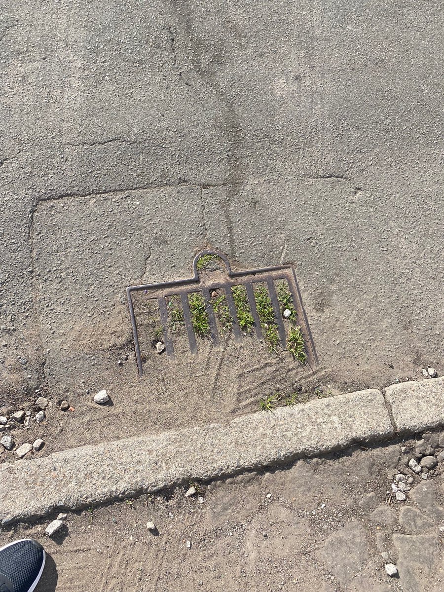 claireCD82's tweet photo. @GlasgowCC  I have reported this drain weeks ago and nothing has been done🤷‍♀️  Also where can I report this big hedge which has taken over the pavement down the on Leithland road https://t.co/GaugBy1GqX