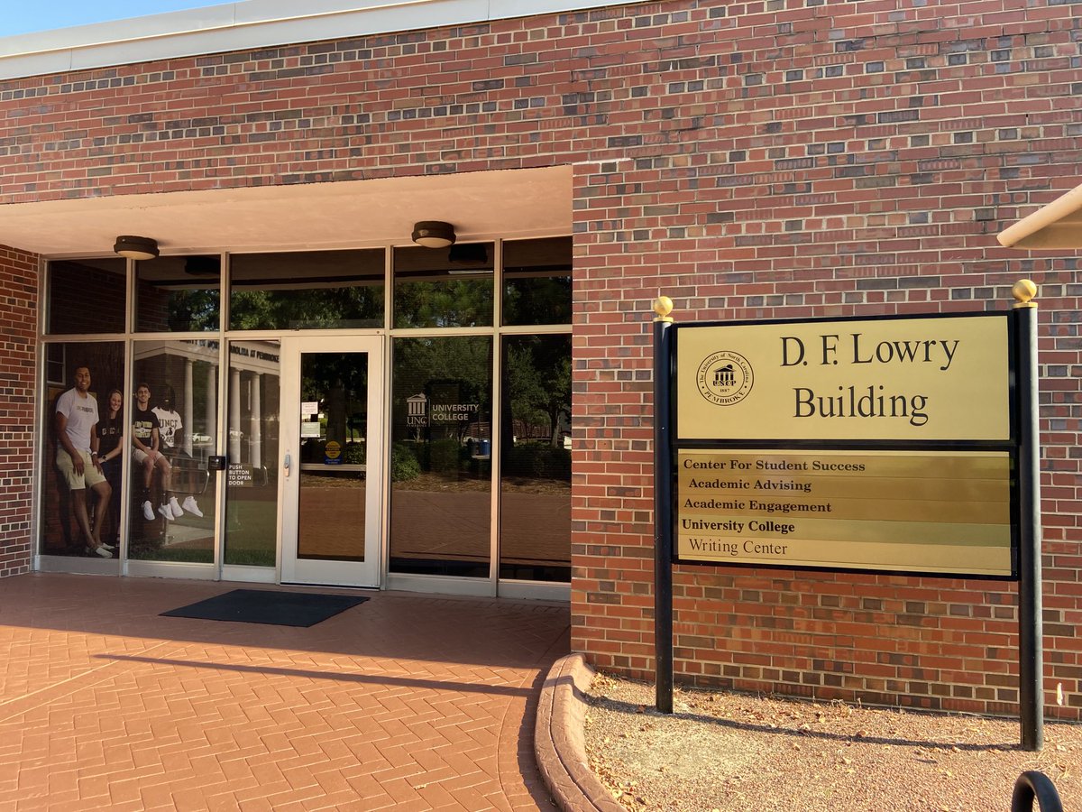 UNCP_WC's tweet image. Braves, Just a reminder that we are located in the D.F. Lowry building next to Starbucks ☕️
See us in in-person, online, or by written feedback. Visit uncp.edu/writing to make an appointment!