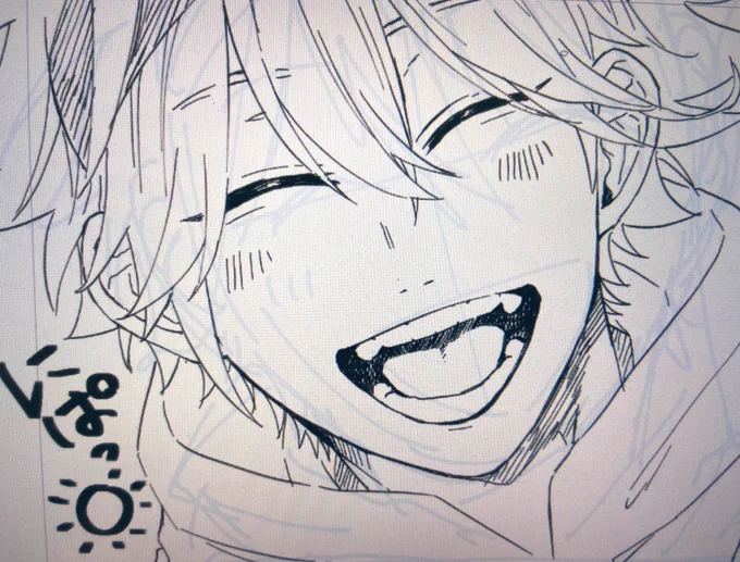 🌺ちゃんの笑顔!
口の描き方をちょっと変えてみたけど、悪くないねぇ…✌️ 