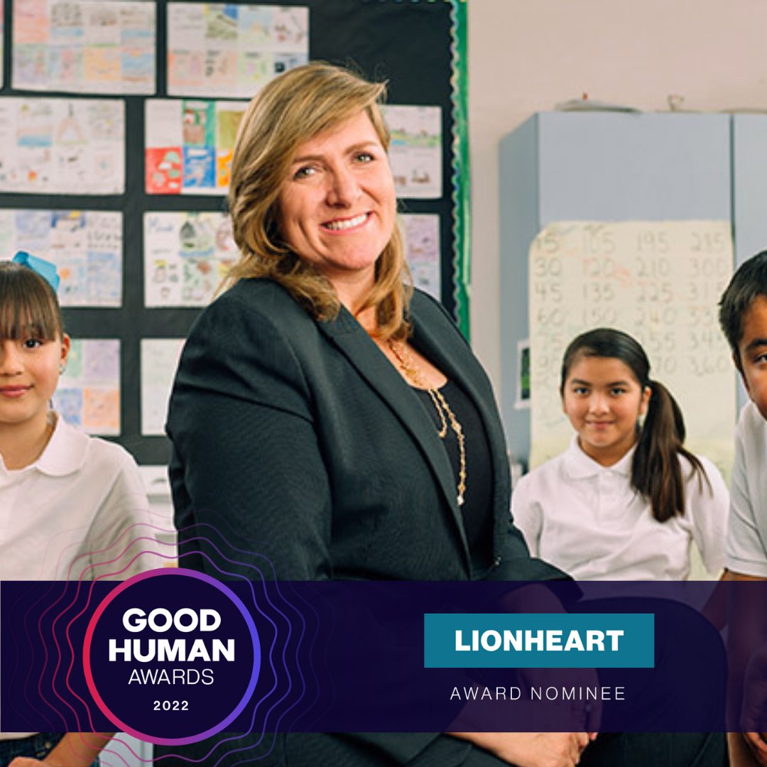 We are excited to announce @leeanimal2 from @MindsMatterNatl as a nominee for a Good Human Award in the Lionheart category! Congratulations, and thanks for all of your inspired work, Leanne! #GoodHumanAwards #entrepreneurship #innovation #whatinspiresme #motivation