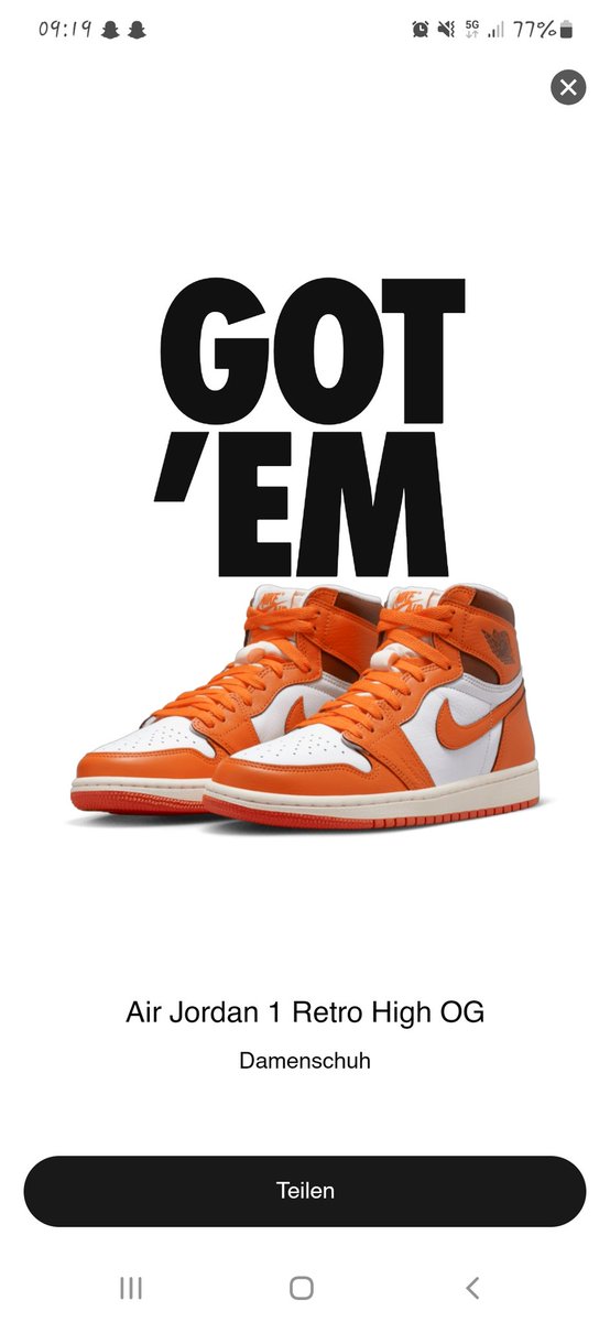 Jan75969207's tweet photo. #w #win #Gotem #Jordan1 #Nike #WTS #snkrs #sneakerhead #sneakers https://t.co/uqpdXCuSp0
