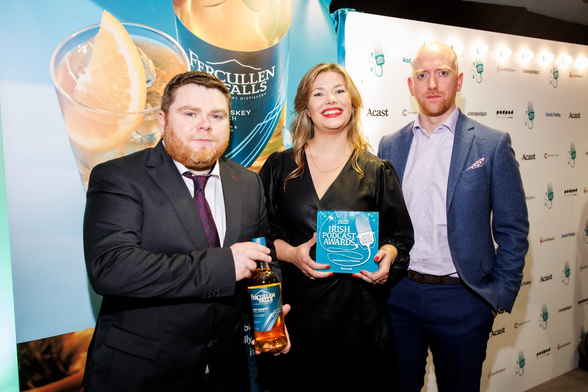 FercullenWhisky's tweet photo. @IEPodAwards @BookofLeavesPod @CearaDC @thomasniblock @AdrianFKennedy @tommyhectorshow @ChadwicksIE @WellTisYourself @TBLderrygirls @thewitnesspod @NicolineG @RTEdoconone @talkingbollox_ @terencepower_ @adrianweckler Last Friday @IEPodAwards // Cheers to the winners 🍹

#irishpodcastawards https://t.co/VebpJfM6S7
