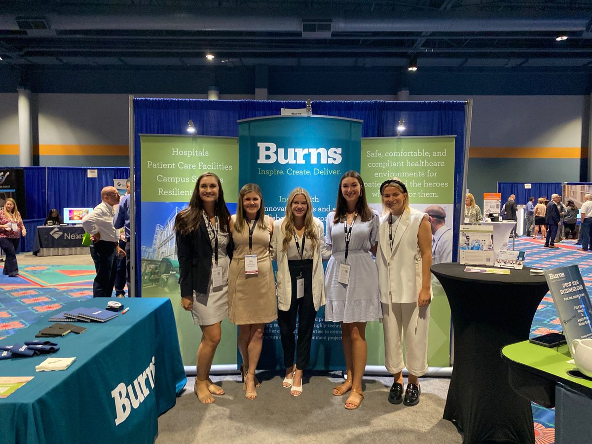BurnsGrp's tweet photo. The Burns team is at the 38th Annual #AHCA Seminar &amp; Expo in Orlando, Florida! Find us at booth #709 today to meet with our #Southeast #Healthcare team and learn more about our specialized #engineering services. #inspirecreatedeliver https://t.co/hi0kkERcN5