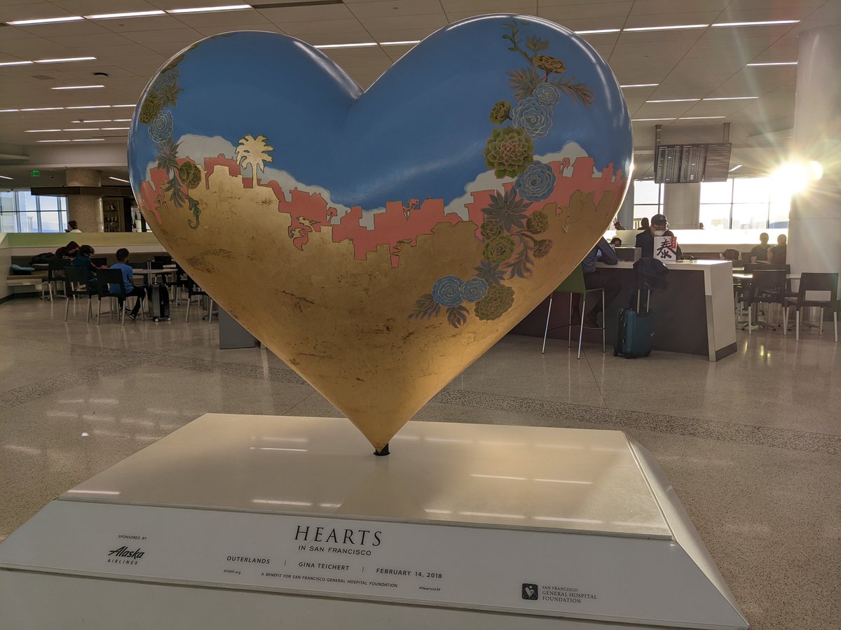 mercedes_adams's tweet photo. Heading out early from #SFO today to attend #GHC22 in person in Orlando. Excited to get together after a few years of virtual conferences. #HeartsinSF #NetAppWIT @LifeAtNetApp https://t.co/r4UUhhdTVR
