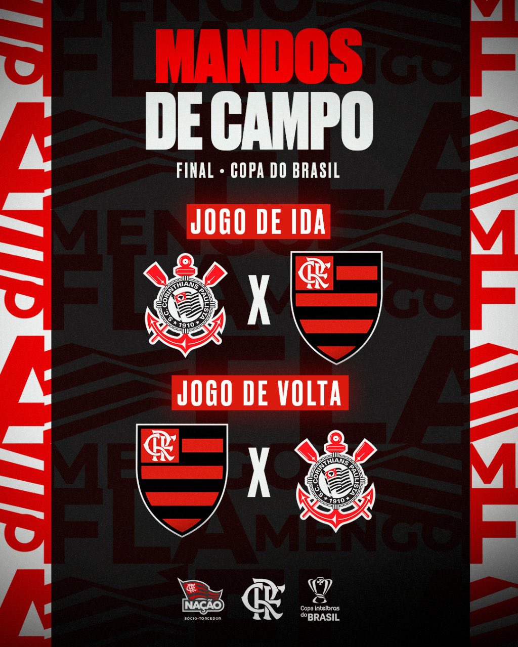 Flamengo inicia preparação para o segundo jogo da final da Copa do Brasil 