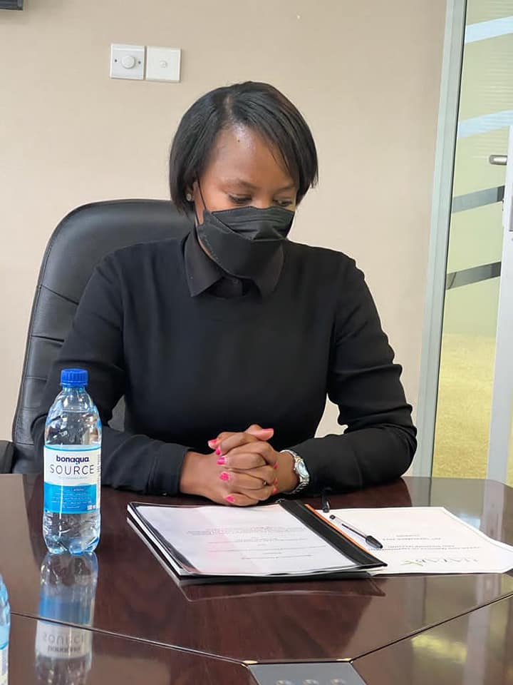 Hatab_Botswana's tweet photo. HATAB's Public Affairs and Communications Manager Ms Tebogo Ramakgathi signed an MOU this afternoon with Natural Products Association of Botswana(NPAB). https://t.co/DgS17zHkYP
