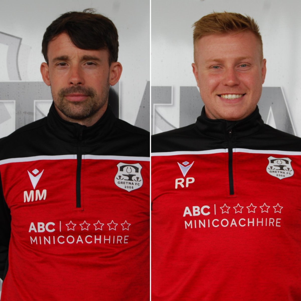 GretnaFC2008's tweet photo. The club would like to announce the appointment of Michael McIndoe as our new manager and Robbie Park as his assistant manager.  

Full statement on Facebook https://t.co/HTJqcN2spb Offical App and Instagram. https://t.co/OBKzf9sYjf