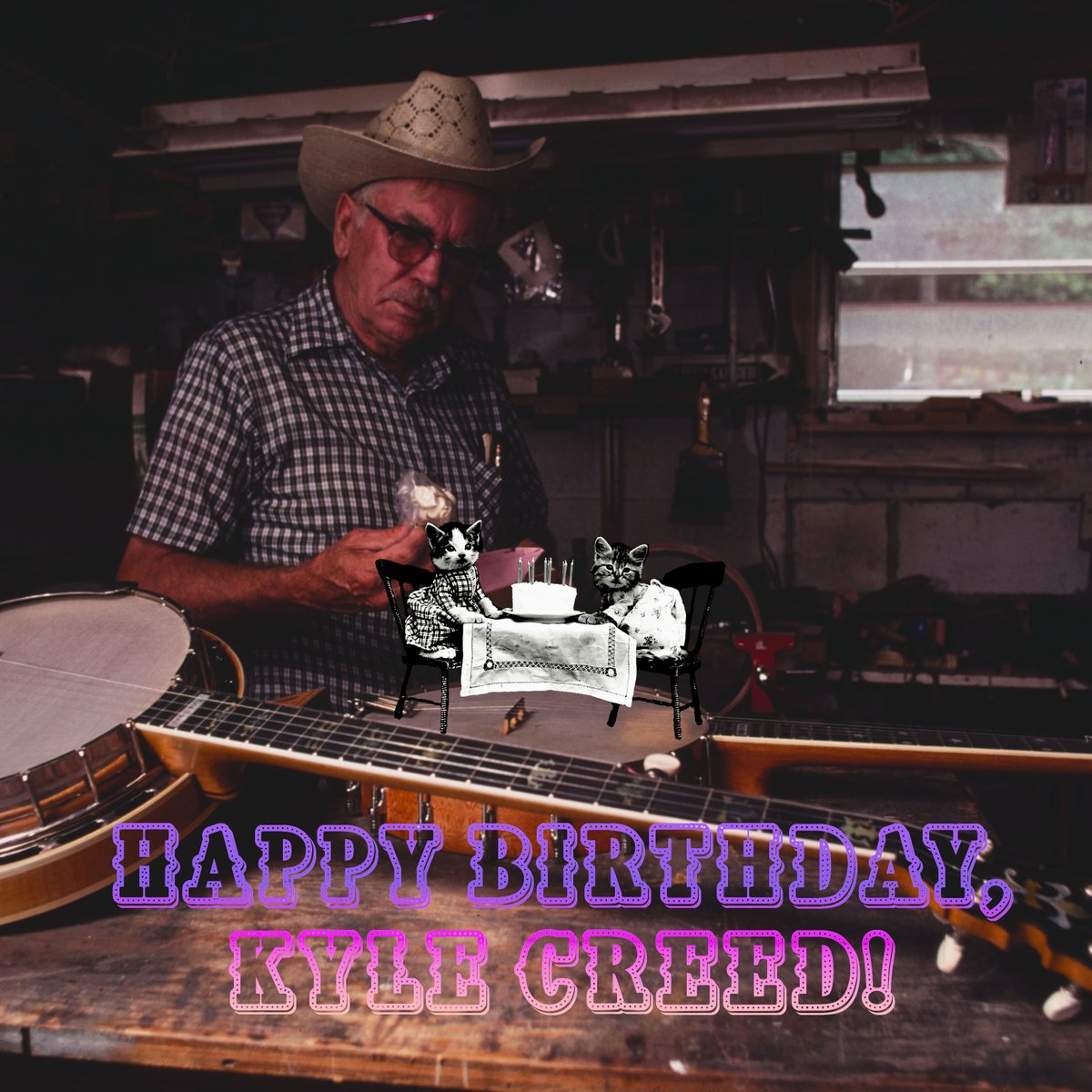 FRCOldtimeMusic's tweet photo. Remembering the late Kyle Creed, born 110 years ago today
#oldtime #oldtimemusic #kylecreed #banjo #roundpeak #galaxva https://t.co/cUwVqUZNav