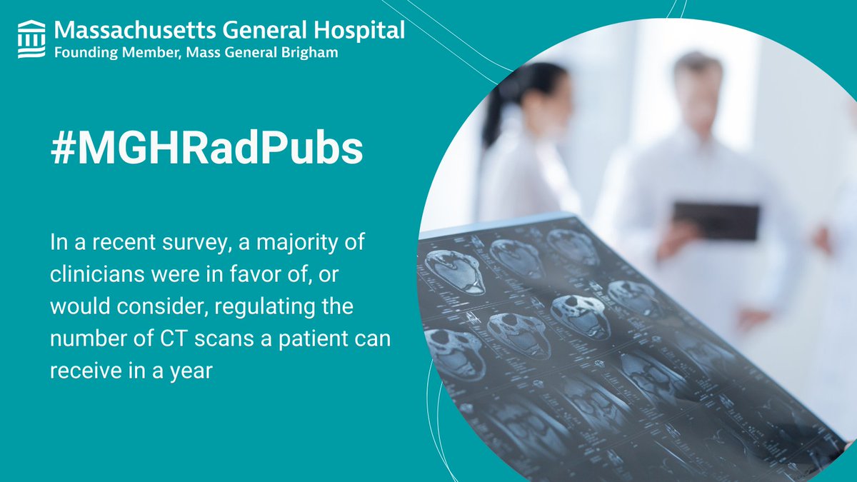 In a paper published in European Journal of Radiology, Madan Rehani, PhD, and colleagues reported the findings from a multi-national survey of 505 clinicians’ views on radiation risk with CT. bit.ly/3LwzH0Y #MGH_RI @ELS_Radiology #MGHRadPubs