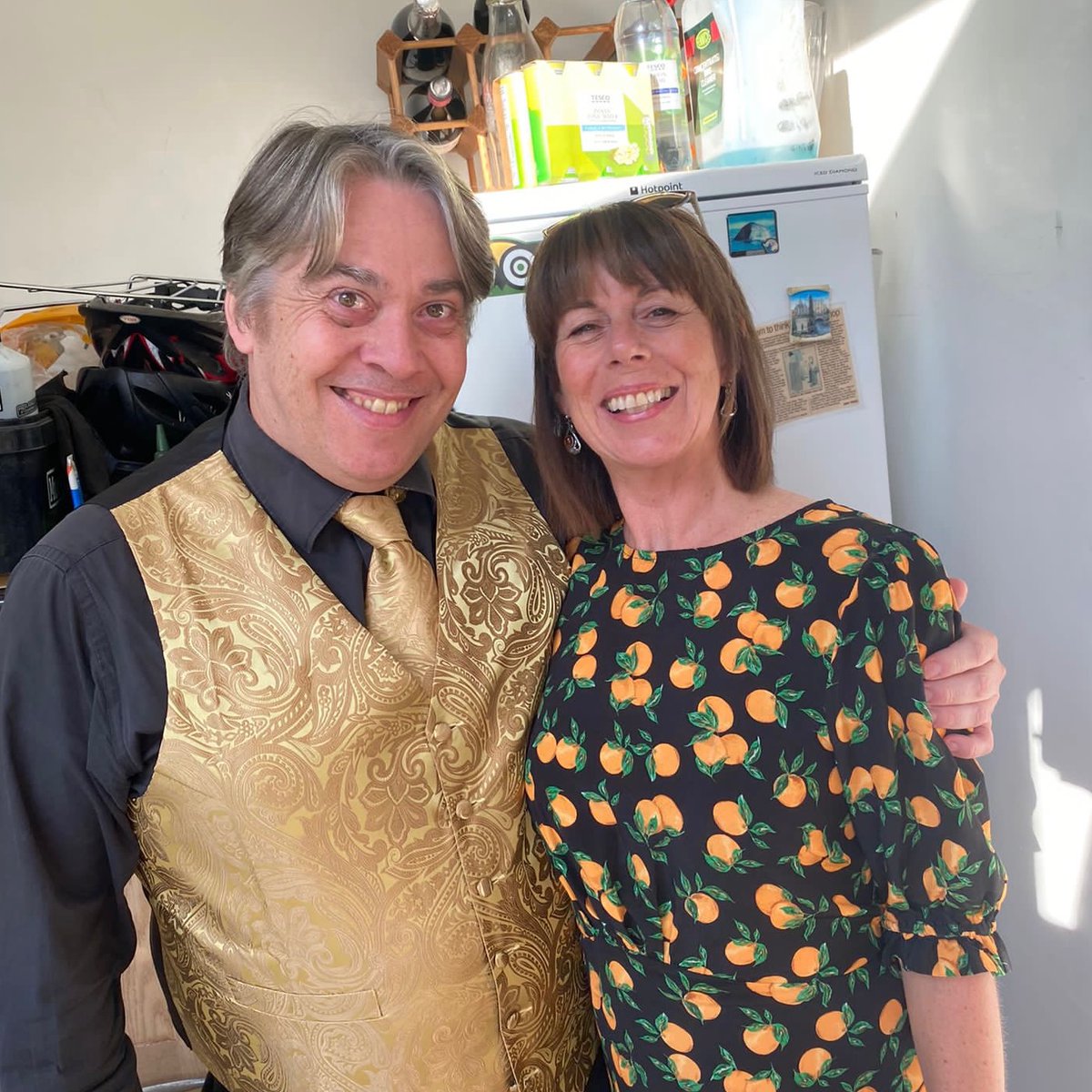 lesleyrosslyric's tweet photo. Dame Gladys had an awesome time at the Go Black &amp; Gold Charity Ball on Saturday night

#StDavidsHotel
#charity 
#GoldandBlack
#AlterEgo
#JenniferTillyVibes

Both before during and after https://t.co/s92vullmTA