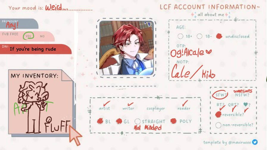 eyyymeow's tweet photo. #lcfintro OvO https://t.co/JhZkzzjrqb