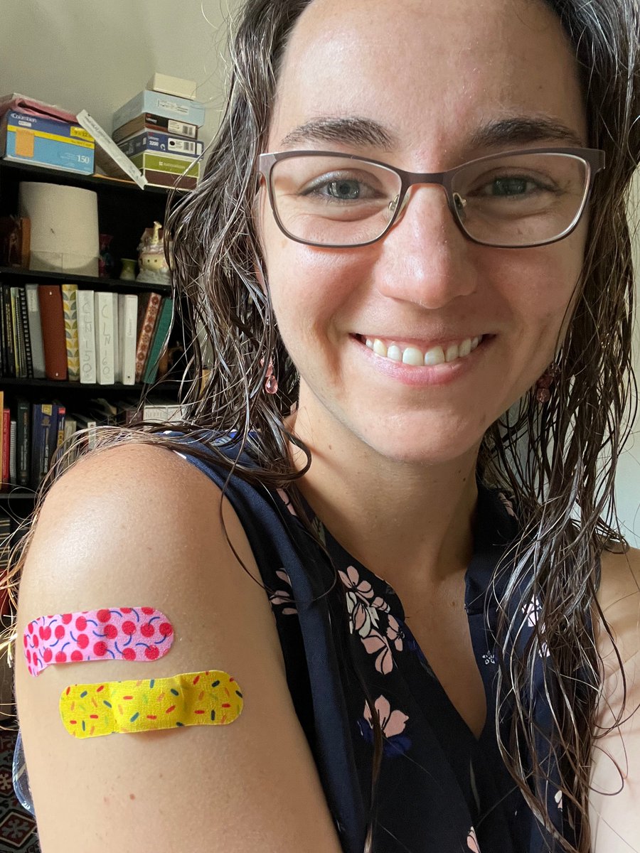 Charlotte Waits (@biomedcharlotte) on Twitter photo Thankful I was able to get my #COVID19 booster and flu shot this morning.
My top reasons to get these shots:
1. I wanted to use <a href="/WellyFirstAid/">Welly Health</a> bandaids and make my daughters jealous
2. I don't want to worry about finding time to quarantine.
Questions? Talk to your doctor! Thankful I was able to get my #COVID19 booster and flu shot this morning.
My top reasons to get these shots:
1. I wanted to use <a href="/WellyFirstAid/">Welly Health</a> bandaids and make my daughters jealous
2. I don't want to worry about finding time to quarantine.
Questions? Talk to your doctor!