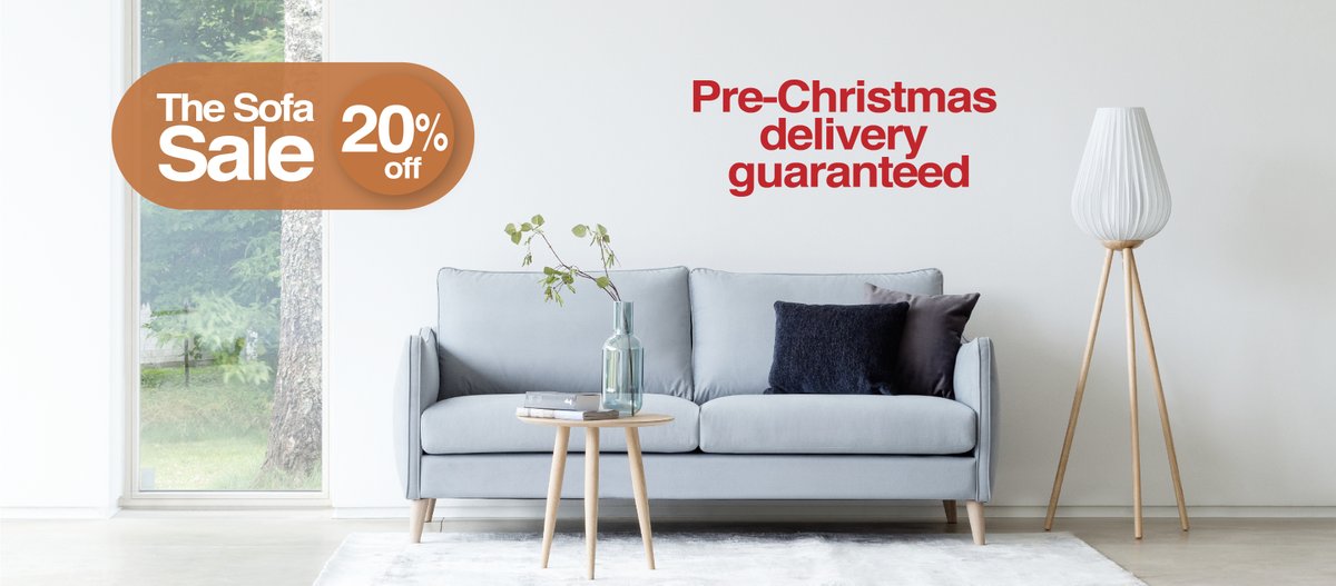 Sofa sale at Readers Interiors, 20% off all sofas, corner sofas, chaises and sofas beds. Over 140 fabrics to choose from.
Order now for guaranteed pre-Christmas delivery
readersinteriors.co.uk/sofas-chairs-c1
Free delivery for all local Isle of Wight orders
x