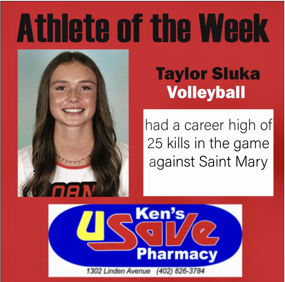 Congrats to the Doane Owl Athlete of the Week!!! #doanevb #DUVB