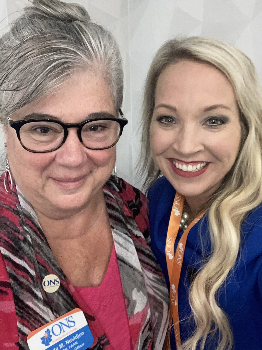 chrismsladd's tweet photo. You knew it was coming…gotta get that selfie with the best CEO in the biz! Thanks for all that you do for oncology nurses, patients and the nursing profession, @BNevidjon! @oncologynursing  #careercrush #servantleader #sentaranurse #ONSAdvocacy https://t.co/5HrfAo17bs