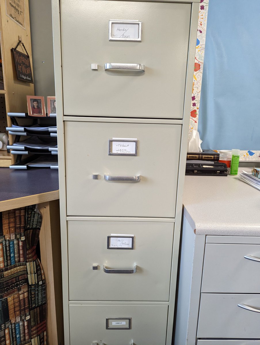 CloughLiteracy's tweet photo. Got a file cabinet for my classroom!! #ItsTheLittleThings
#HPClough #CloughSoars #MURSD
#GettingOrganized #BeginningOfTheYearAssessments #SoMuchPaper https://t.co/Vr5wz9qxgR