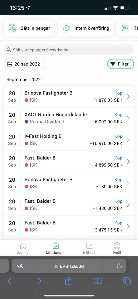 32invest's tweet photo. Dagens köp🙉🙉
#kfast
#Balder
#xact högutdelande norden
#Brinova https://t.co/jNalJjVsPg