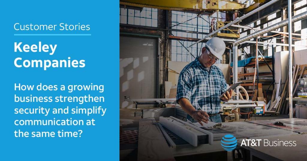 ATTBusiness's tweet photo. As Keeley Companies grew into a coast-to-coast business with 1,800+ employees, they turned to AT&T Business for #cybersecurity solutions to safeguard communication channels: https://t.co/DWsFS3SDnj
#ATTBusiness #USMAnywhere #IPFlexibleReach #DedicatedInternet #KeeleyWay https://t.co/s7P6CADCXI