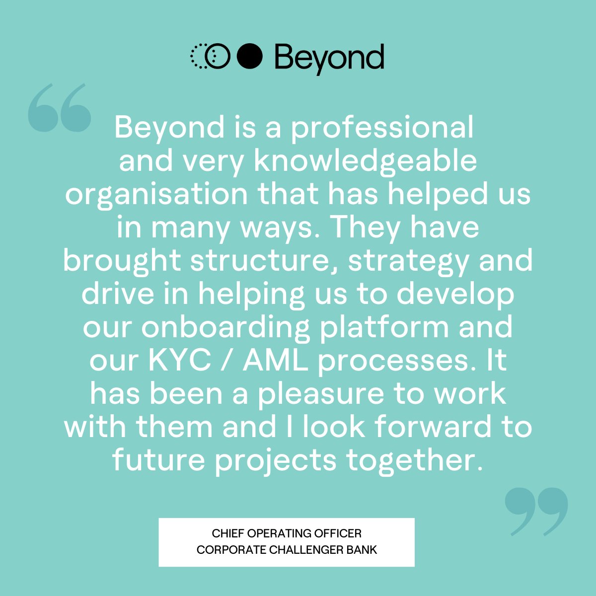 A corporate challenger bank servicing the tech industry wanted to deliver “world-class” #onboarding and #CLM capabilities to compete with the very best #financialservices organisations.

Read more about this case study in the link below 👇👇👇

lnkd.in/dz5FV3r