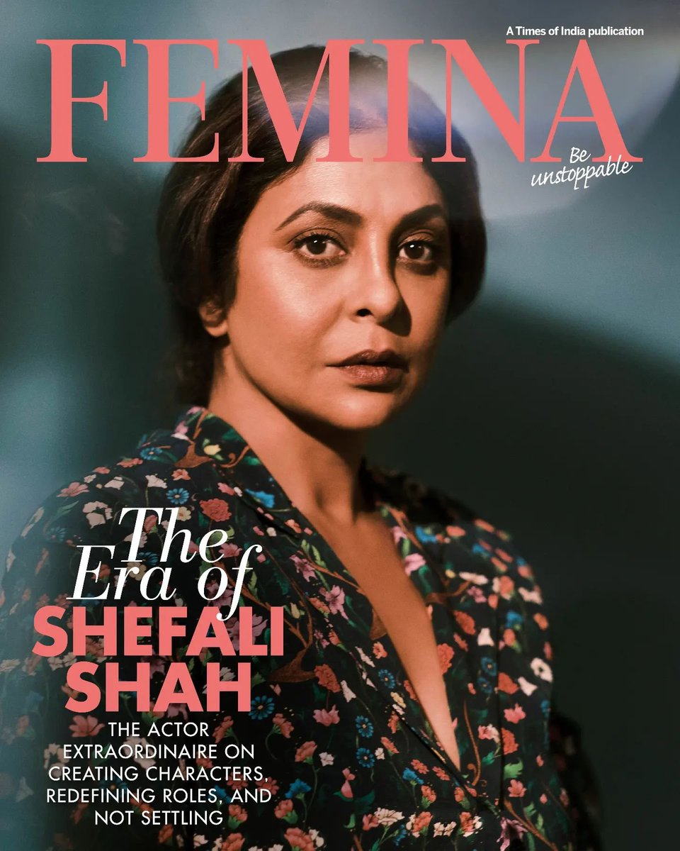 SpiceSocial1's tweet photo. @ShefaliShah_'s supremacy as an actor continues... Check her out on the latest cover of @FeminaIndia 😍✨
#SpiceSocial #SpiceAtWork #SpicePR #ShefaliShah #FeminaIndia #MagazineCover
#Cover https://t.co/XksTRv7oD6