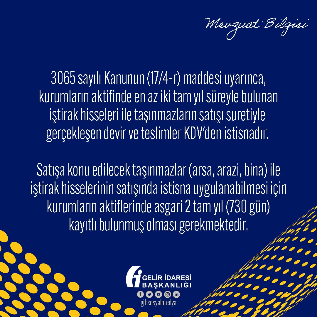 gibsosyalmedya's tweet photo. #MevzuatBilgisi ✒️ 
#GİB https://t.co/OCZvVeGpI7