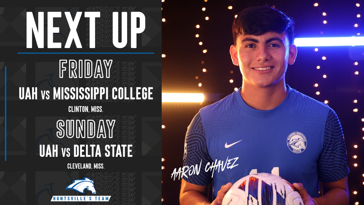 UAHChargers's tweet photo. Headed to the Magnolia State for some big conference matchups on Friday and Sunday! https://t.co/Z84pFoTyWa