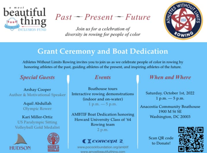 dcstrokes's tweet image. Congratulations to @athleteswolimit rowing for being recognized by the AMBT Inclusion Fund. We look forward to helping you celebrate on October 1 at the @ACBAInfo! 
.
Find out more about the fund:
amostbeautifulthinginclusionfund.org