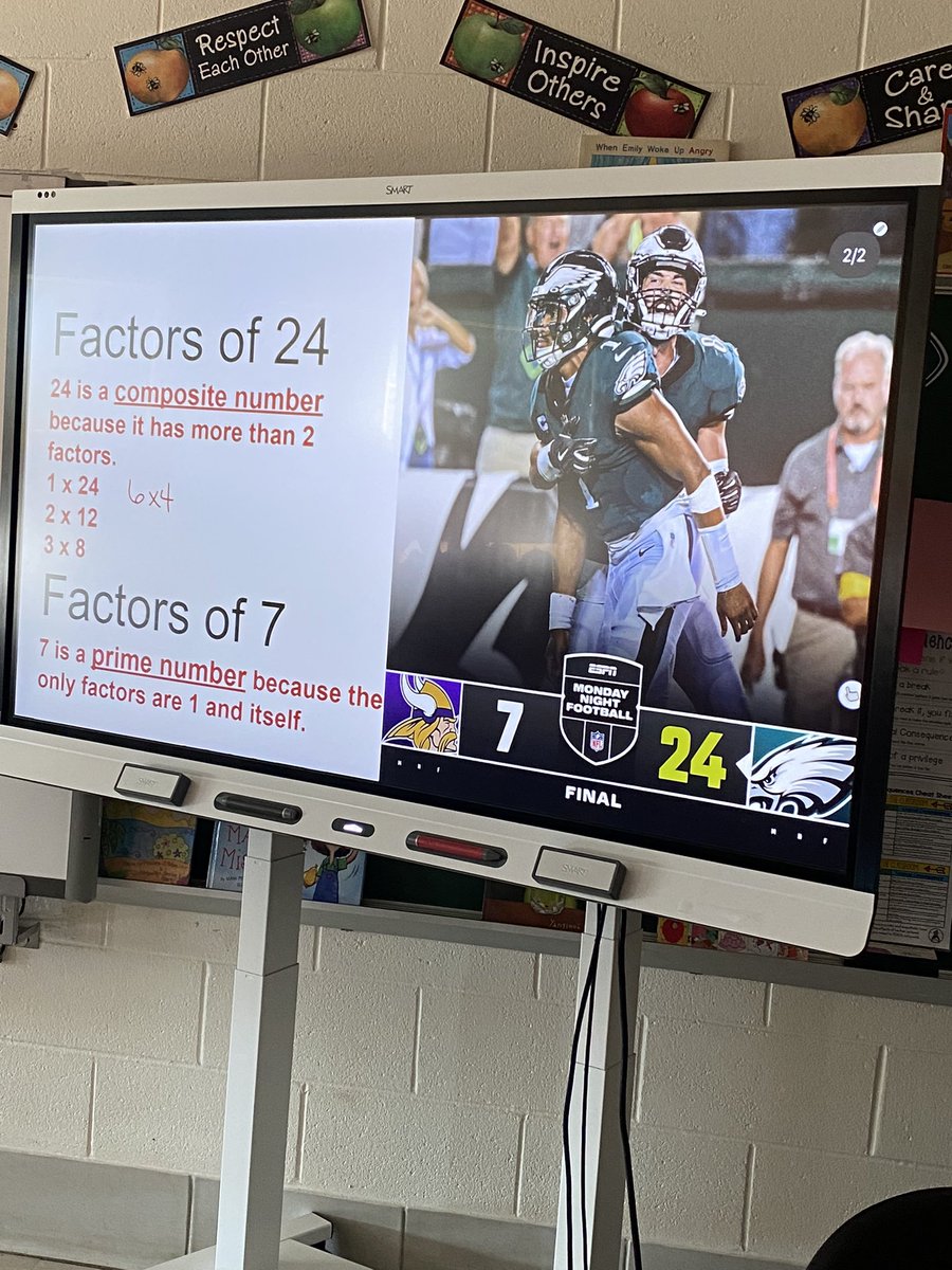 Southern_O6's tweet photo. When the @Eagles make it easy to review prime and composite numbers today… @JalenHurts @goedert33 @brandongraham55 @1kalwaysopen_ @bigplay24slay @DeVontaSmith_6 #FlyEaglesFly  #GoBirds https://t.co/XPbhNTVYXc