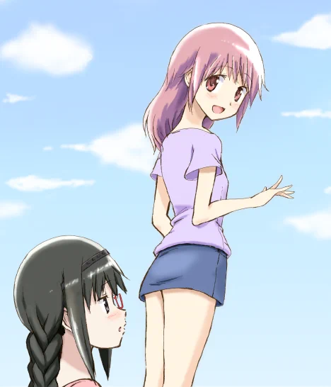 9月20日は空の日ということで、バックが空の感じのものを。(過去絵) 