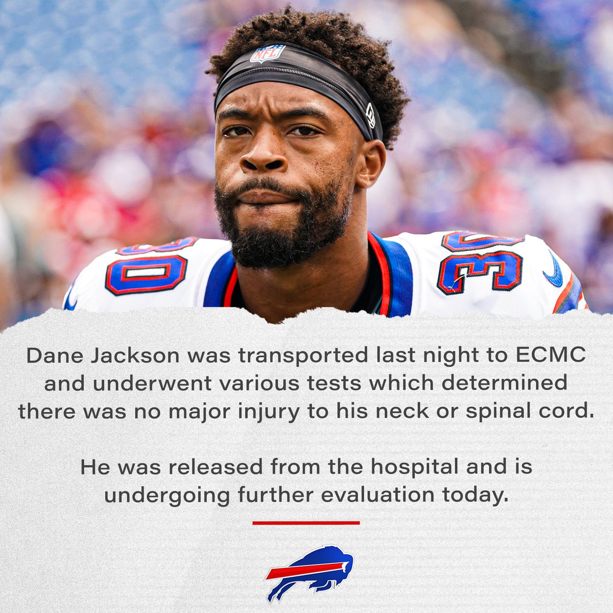 An update on Dane Jackson. ❤️💙