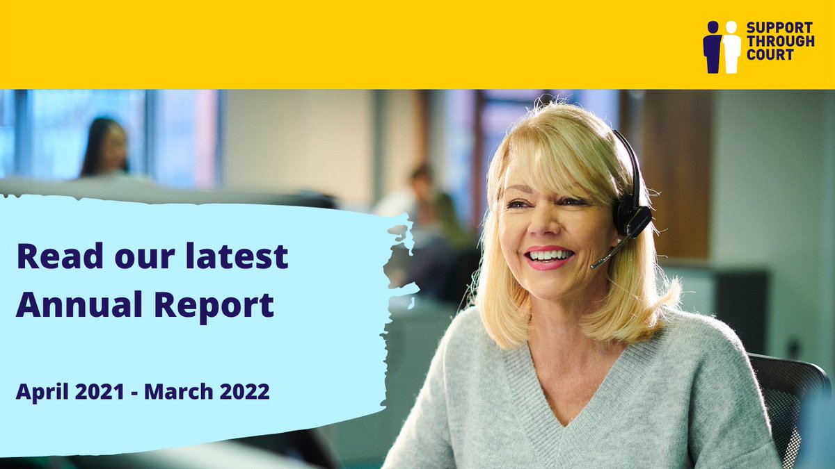 SupportTCourt's tweet photo. We're pleased to share our most recent Annual Report. We're proud of all the individuals we supported along their journey through court. Take a look to read the stories of some of the people we helped and discover how our support makes all the difference:

https://t.co/VBDG4DY3Ns https://t.co/g6mDXaeZXh