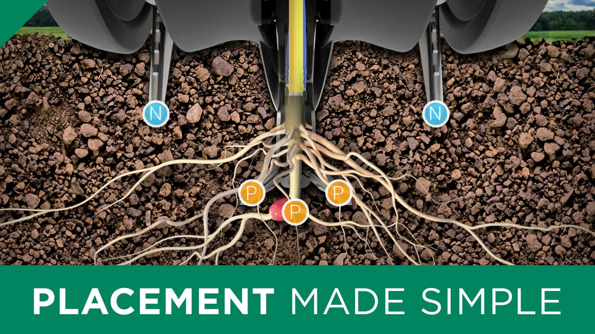 Placing fertilizers with your planter doesn’t have to be complicated. You may even find that you’re using less fertilizer in a more efficient way. It just makes sense. 

» Find out how the Fertility System will work for you: precisionplanting.com/fertility