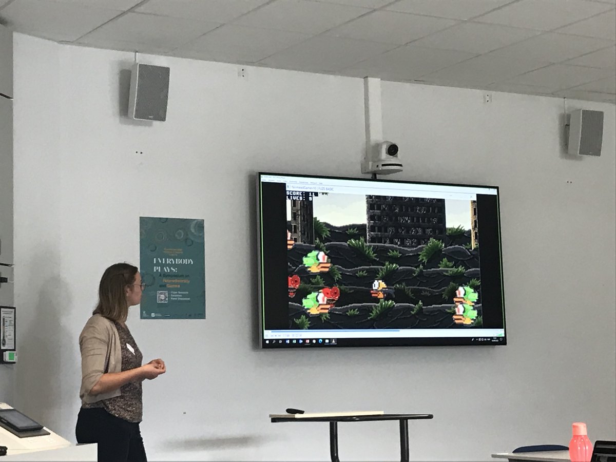 NDandgames's tweet photo. It's a wrap! Last Friday we came together to discuss neurodiversity and games and we enjoyed presentations on in-game neurodiversity representation, co-design and therapeutic potential. Thank you everyone for making this symposium a place for exchange and new thoughts! https://t.co/KkRt8WVWHI
