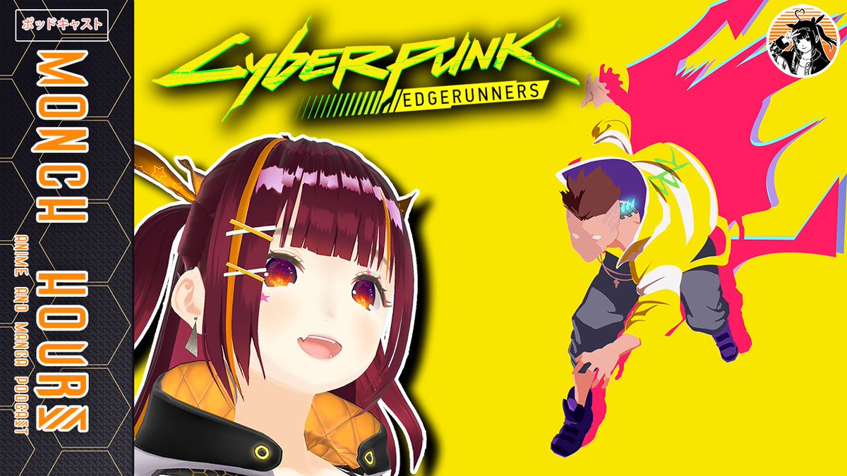 Monch_Hours's tweet photo. Let’s talk Cyberpunk Edgerunners ⚡️
New podcast episode live now on YouTube and Spotify 👀 https://t.co/QNhAtqEZdU