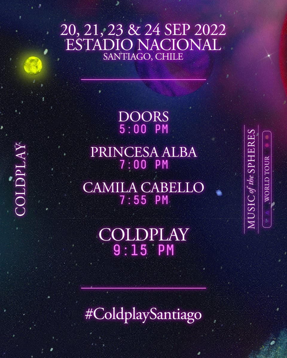 🇨🇱🕘 #ColdplaySantiago