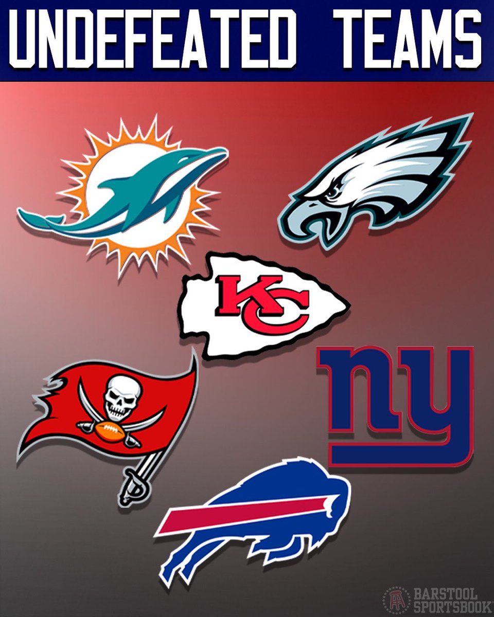 stoolgambling's tweet image. RT if your team is undefeated after Week 2