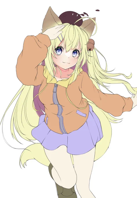 彩度少し下げた('ω`) 