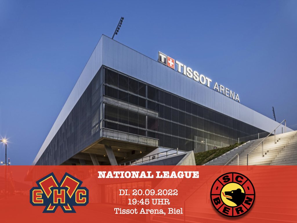 SCBern_Live's tweet photo. DERBY TIME⚔️
🆚 @ehcb_official
🏆 National League
📍 Tissot Arena, Biel
⌚️ 19:45 Uhr
📲 Liveticker ab 19:15 Uhr
📺 @MySports_CH
📻 @hockeyfanradio (Kanal 3)
#SCBern #Derby #NationalLeague #EHCBvsSCB https://t.co/KwhXfWsJOa