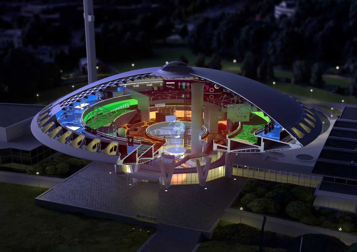 The <a href="/Evoluon/">Evoluon</a> is finally reopening! From this weekend, you can visit the #RetroFuture exhibition at #NextNature. Explore the boundaries of #technology in the past and future with the family!

👉 nextnature.net

#brainporteindhoven #brainport #eindhoven #evoluon