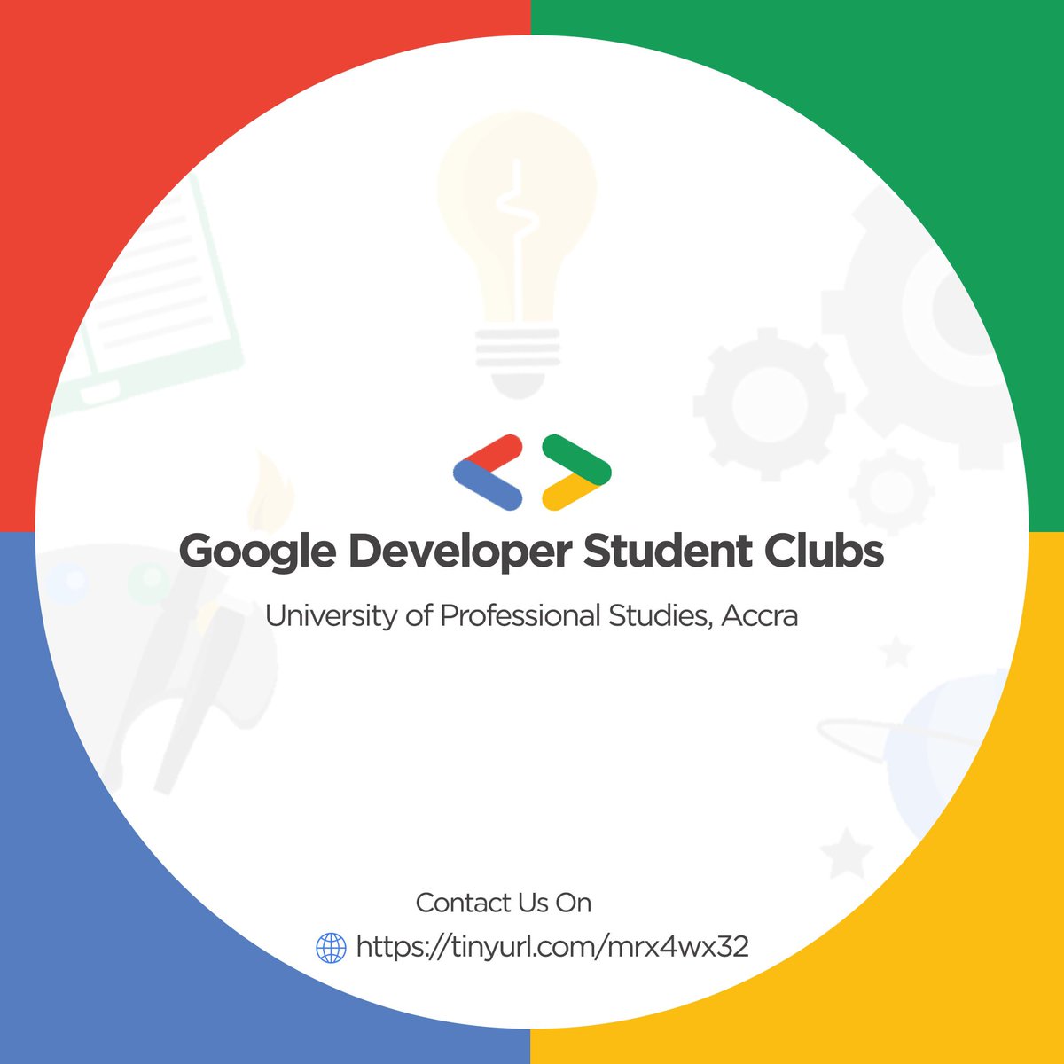 samuela26566160's tweet photo. GDSC UPSA Chapter…we believe in tech!! we can do extraordinary things for the world… https://t.co/8b8uaq2hD0